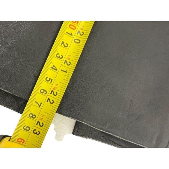 Cedars Womens Straight & Pencil Skirt Size 6 Black Leather Lined Vintage 80s - Picture 7 of 8